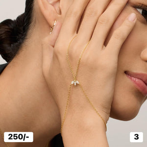 October2025 - Chained bracelet (All gold color) (Click on the product for more designs)