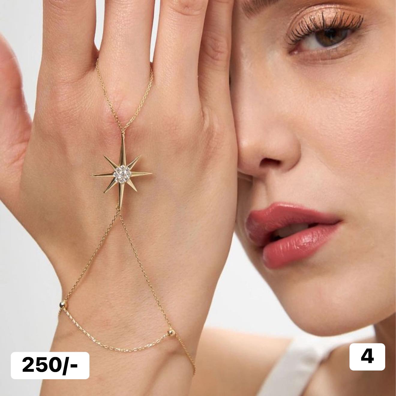 October2025 - Chained bracelet (All gold color) (Click on the product for more designs)