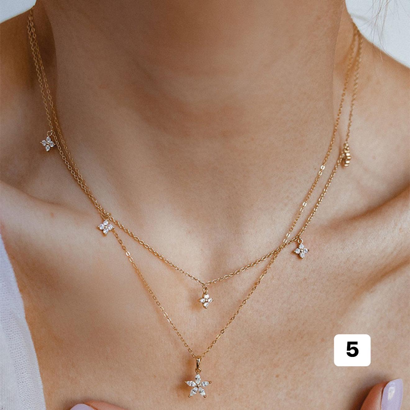 Aug-Sept Set 10 - Layered necklace