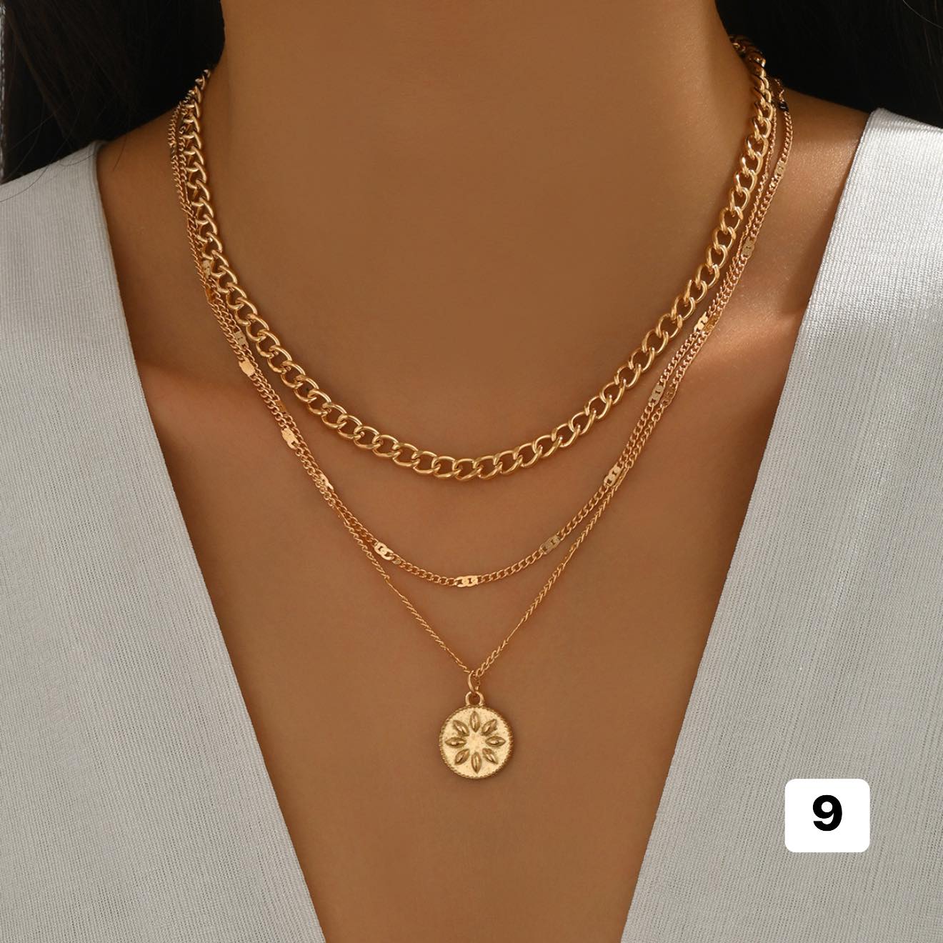 Aug-Sept Set 10 - Layered necklace