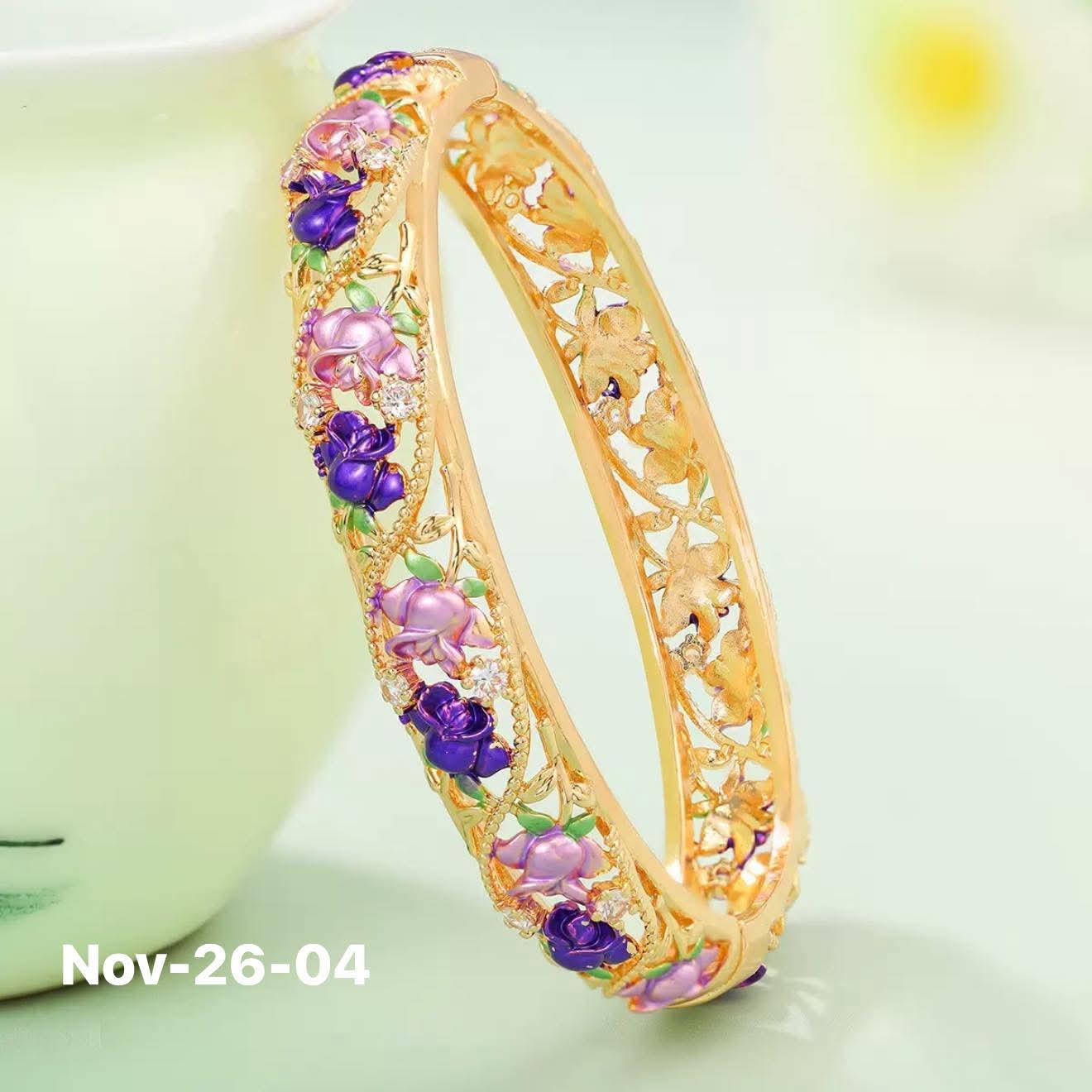 November2025 set 26 -
Cloisonne bangles