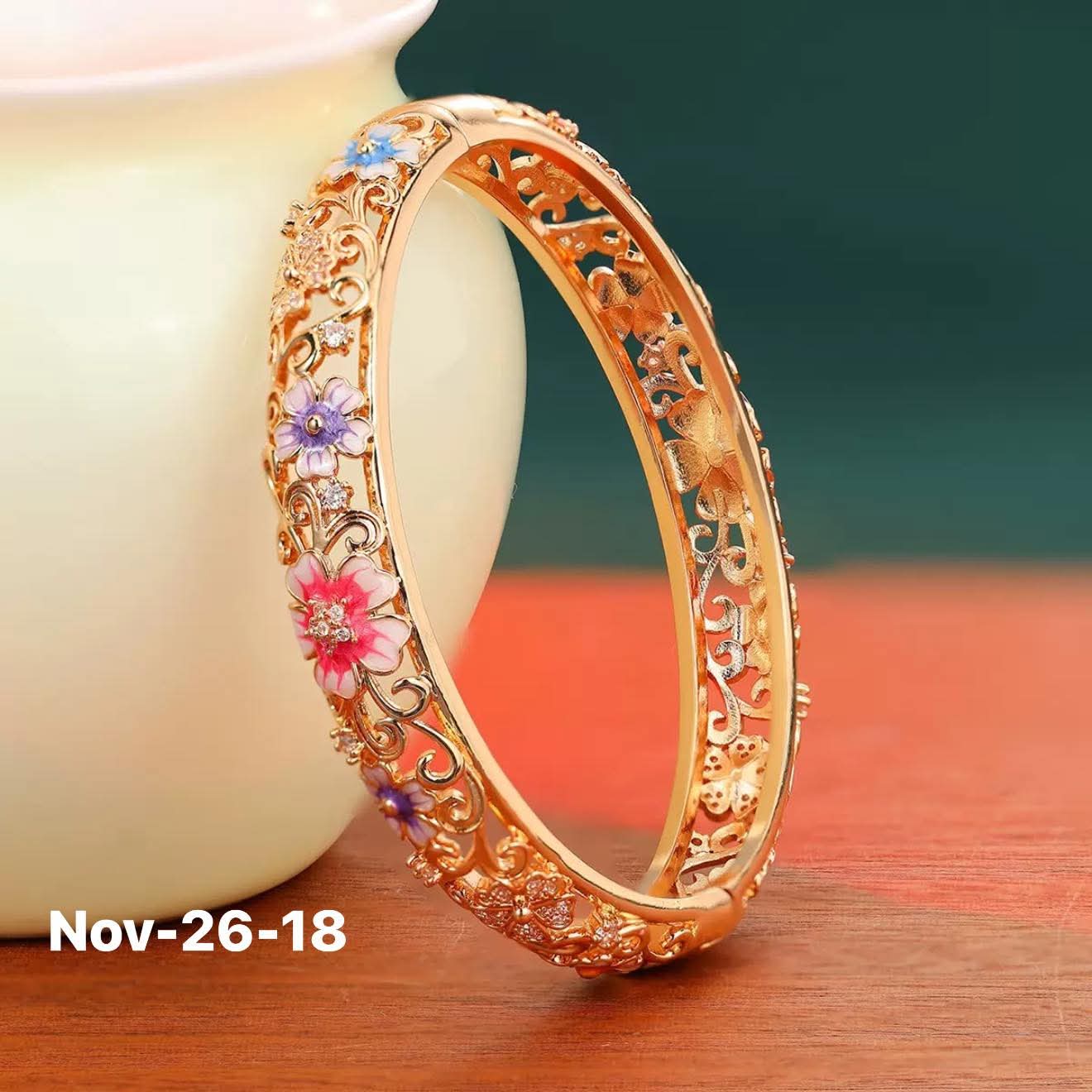 November2025 set 26 -
Cloisonne bangles