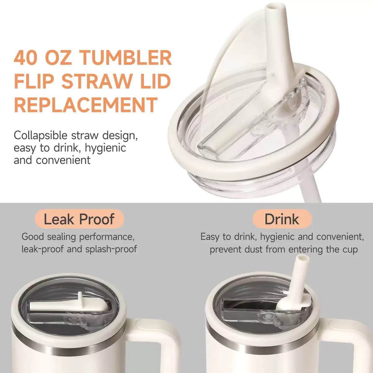 November2025 set 25 -
Leakproof tumbler lids with straw