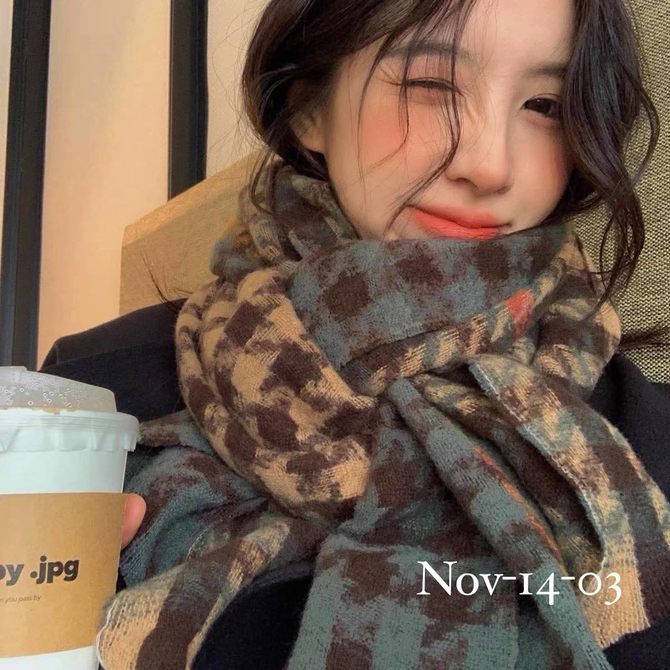 November2025 set 14 - Korean
styled winter scarfs