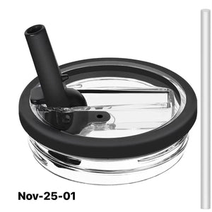 November2025 set 25 -
Leakproof tumbler lids with straw