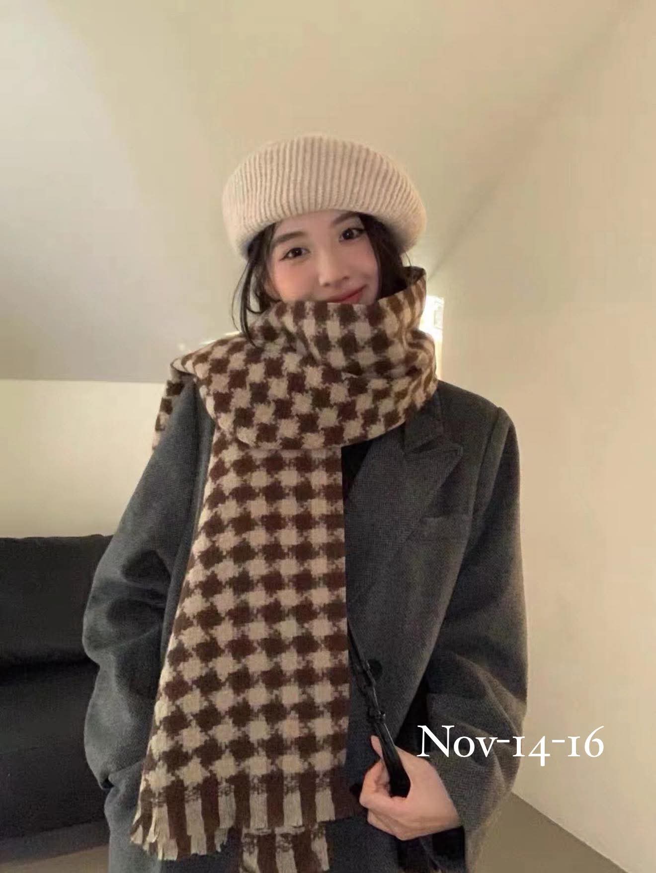 November2025 set 14 - Korean
styled winter scarfs